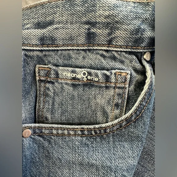 Insane Genes Women’s Denim Pants with Side Slit- size 6 - Picture 4 of 7
